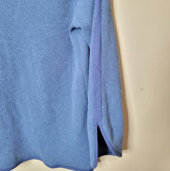 Lulu B Blue Cardigan Sweater 1 Button Front Casual Cozy Size Large - Picture 6 of 8